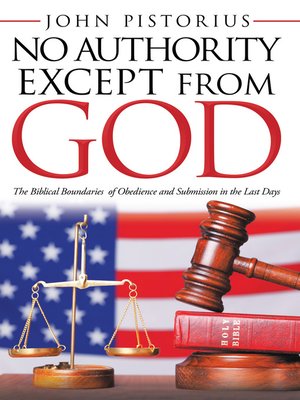 cover image of No Authority Except from God